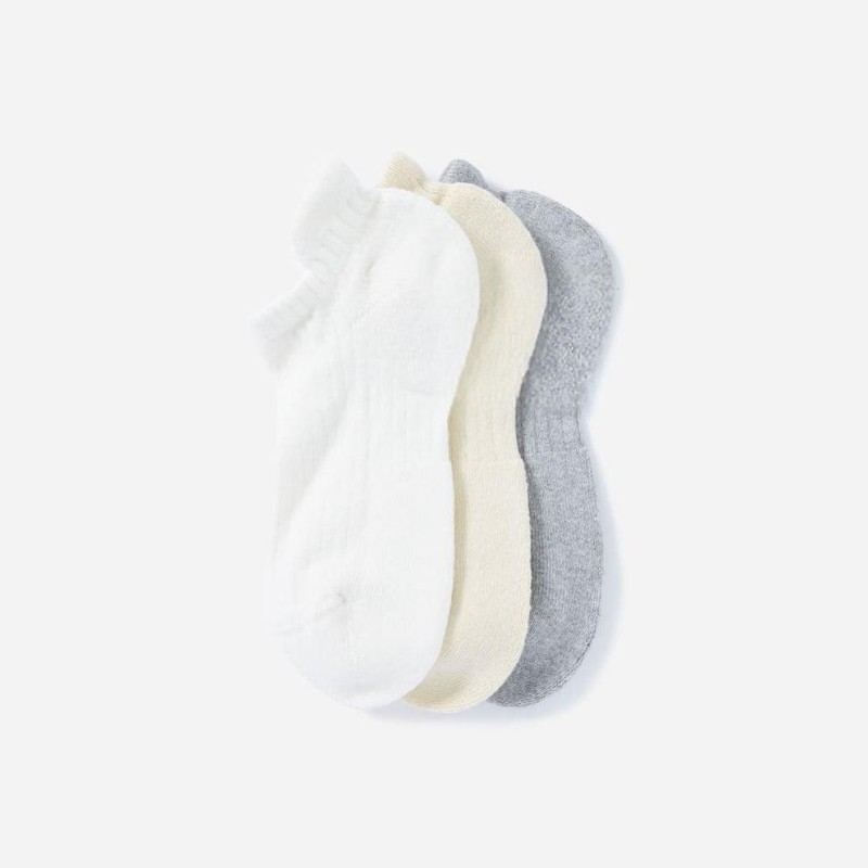 The Organic Cotton Ankle Sock 3-Pack