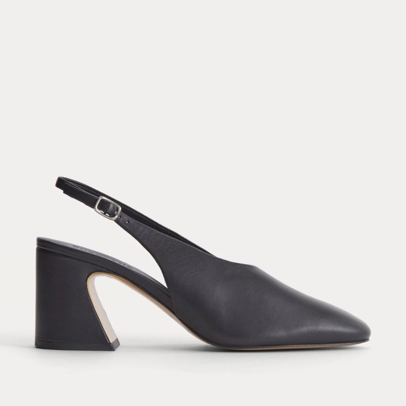 Curved Slingback Heel