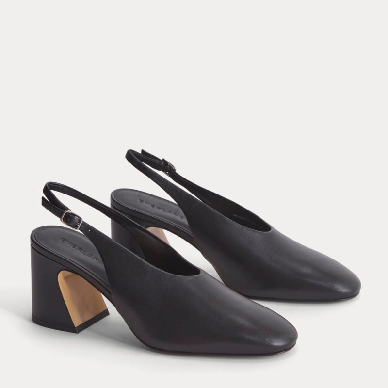 Curved Slingback Heel