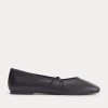 Leather Keyhole Flat