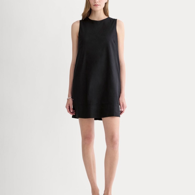 Linen straight dress