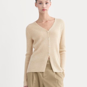 V-neck cardigan