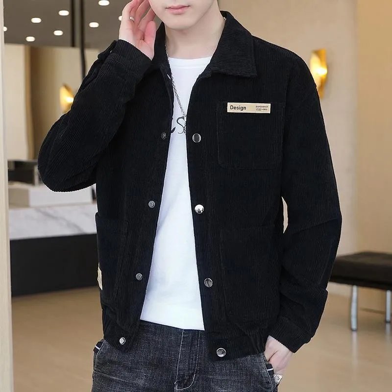 Men's Casual Square Collar Outfit Regular Fit Pocket Button Shirt & Pants Set